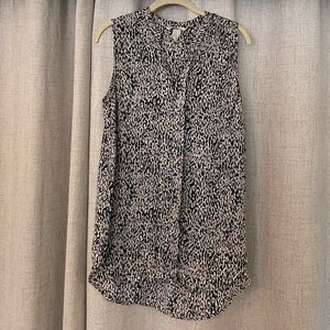 H&M animal print tank